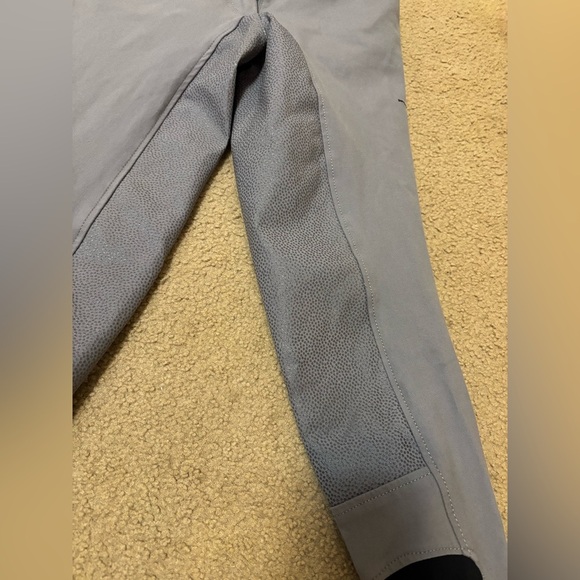 HONEY FULL GRIP GREY I RIDING BREECHES LAGUSO SIZE XS - Picture 4 of 16